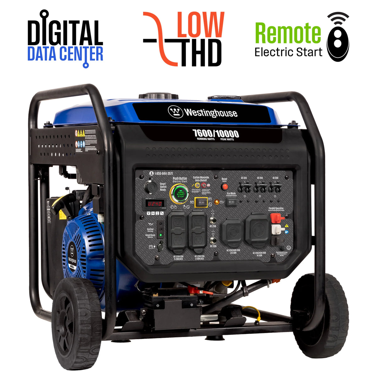 10,000 Peak Watt Portable Inverter Generator S22948