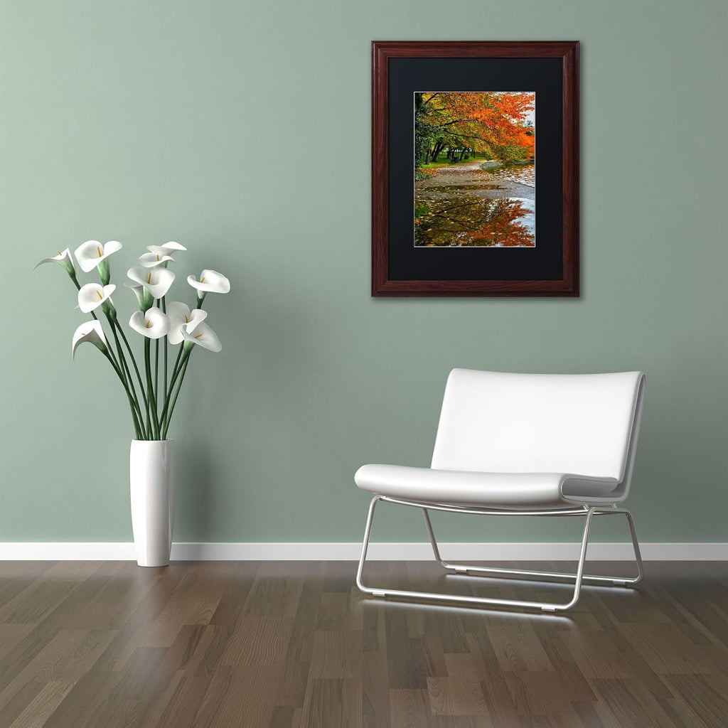 Black Matte Artwork, 16 by 20-Inch, Wood Frame O476429
