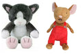 Set Of 2 Plush Soft Stuffed Animals D7358