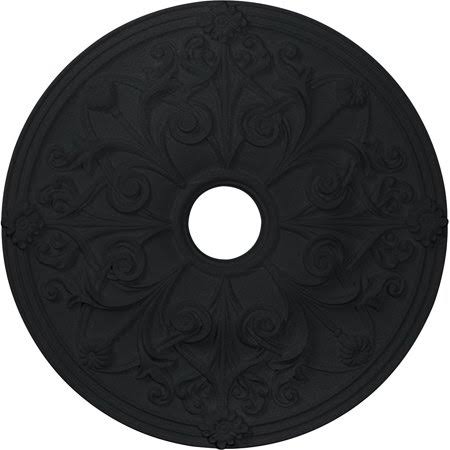 23 5/8x22OD x 3 7/8x22ID x 2 1/8x22P Hand-Painted Ceiling Medallion E6128