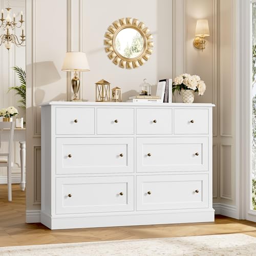 8 Drawer Walnut Wood Dresser R2332