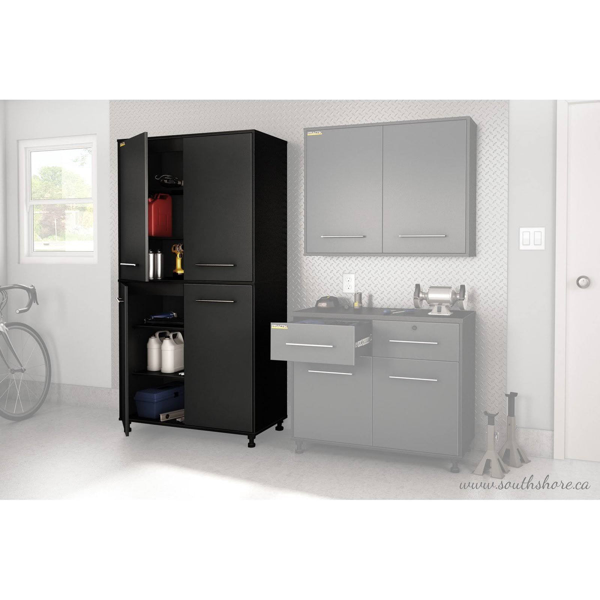 Black Storage Cabinet M95694