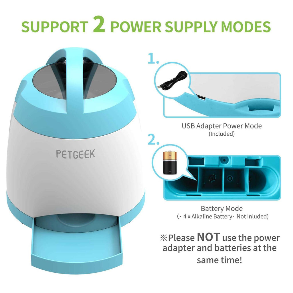 Automatic Pet Feeder Treat Dispenser Dog Toy J8702