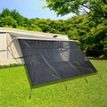 RV Awning Shade Screen with Zipper 8'X17'3'' L6776
