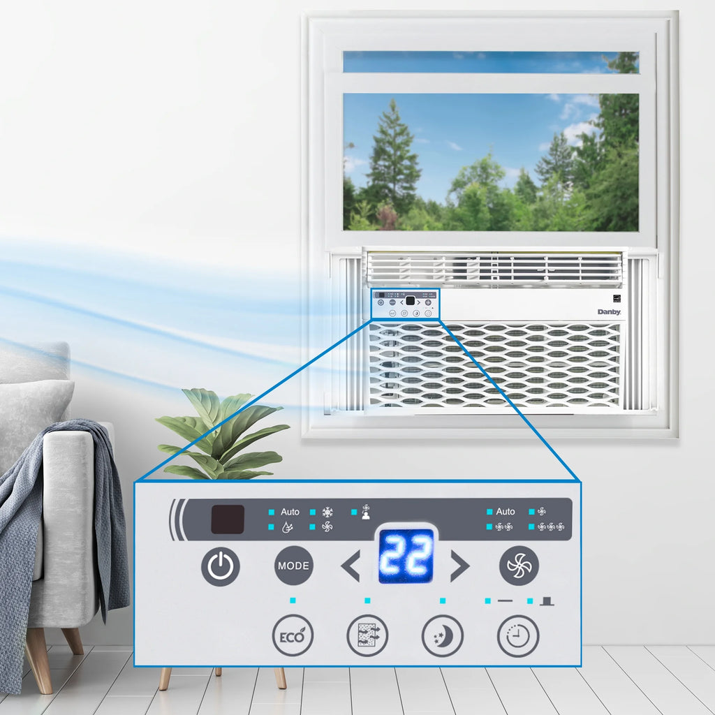 6000 BTU White Window Air Conditioner R641155