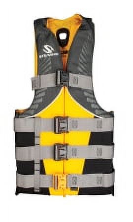 Yellow Hydroprene Life Jacket Flotation Vest I585