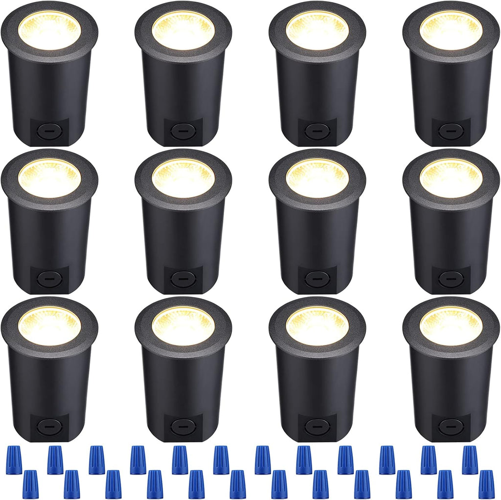 12-Pack 7W LED In-Ground Low Voltage Landscape Lights R61057