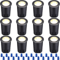 12-Pack 7W LED In-Ground Low Voltage Landscape Lights R61057