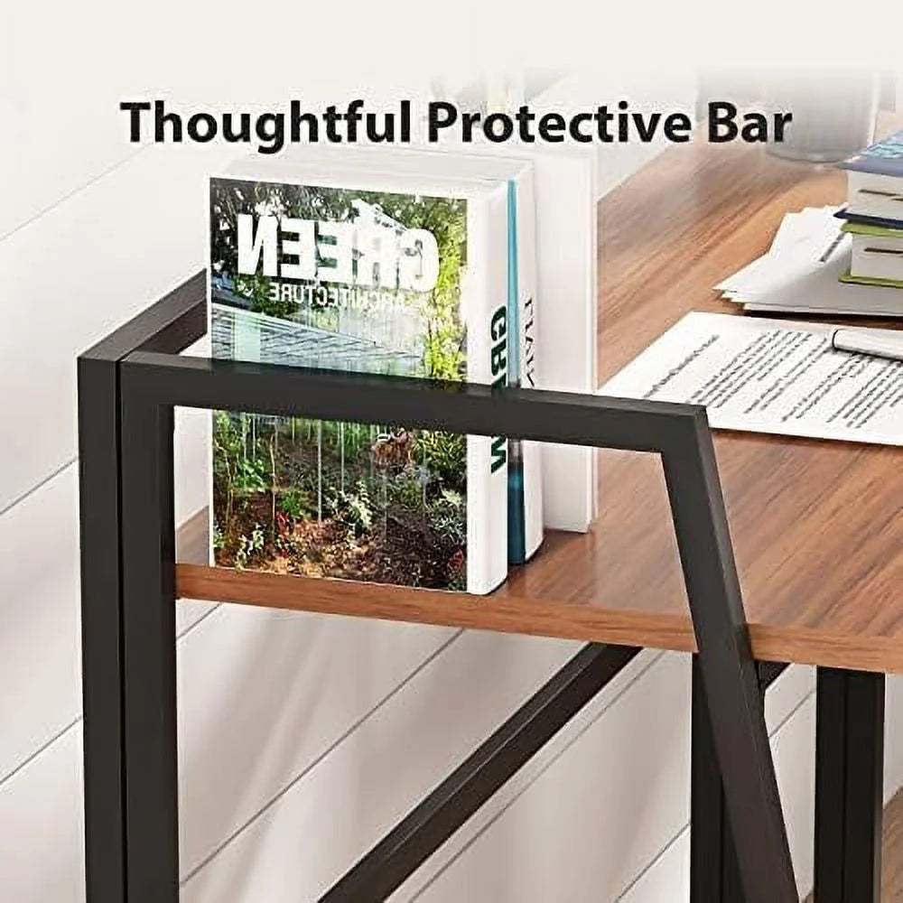 Black 41 inch Folding Computer Desk U9596
