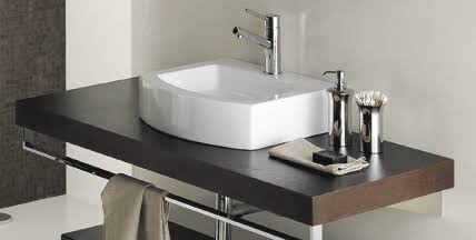 Wall Mount Wooden Countertop in Ash Gray O2320