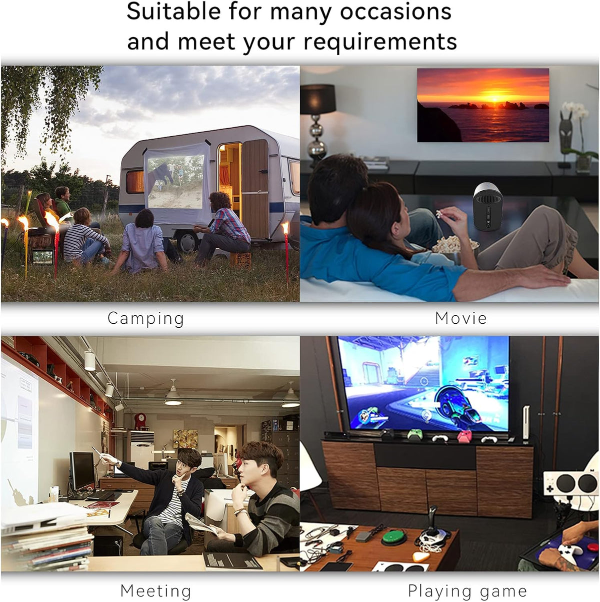 1080P Supported WiFi Mini Projector P3517