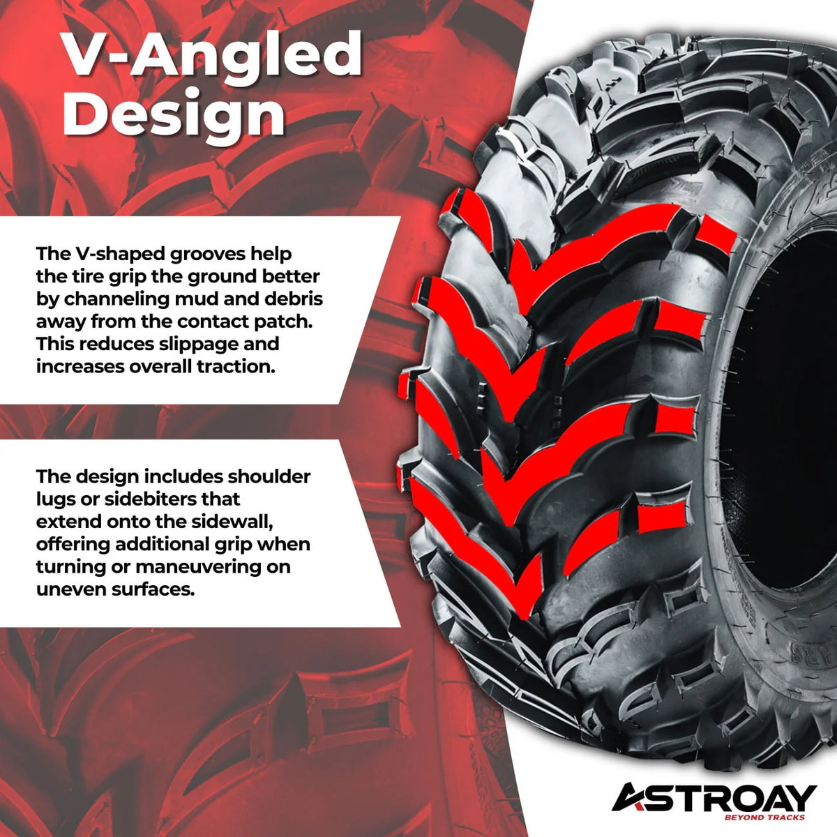 26 x 11 - 12 Utility ATV/UTV Tire B3283