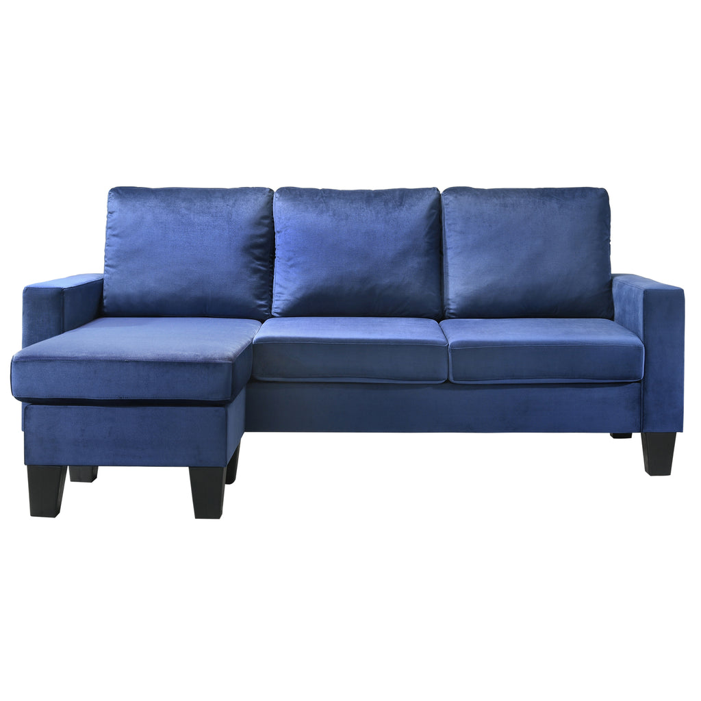 Navy Blue Sofa Chaise U757137