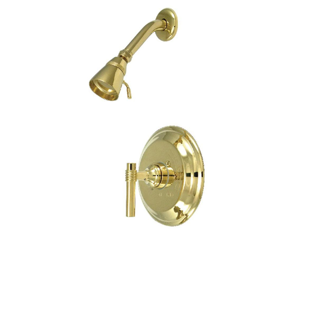 Polished Chrome Polished Brass Single Handle Shower Faucet Y66158