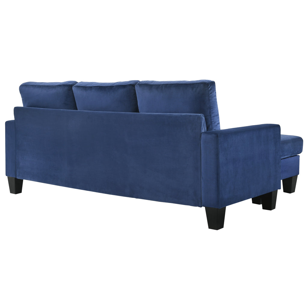 Navy Blue Sofa Chaise U757137