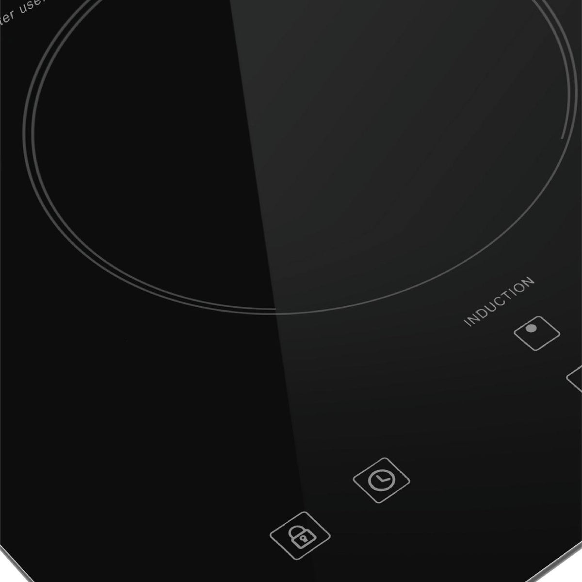 2 Burner Induction Cooktop with Ceramic Glass Surface U284533