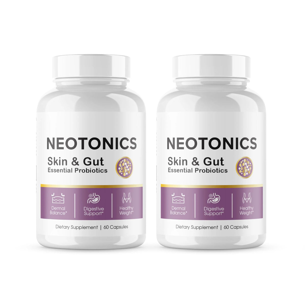 120 Caps Skin and Gut Supplement Pills I618665