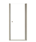 Anodized Brushed Bronze Frameless Pivot Shower Door C991446