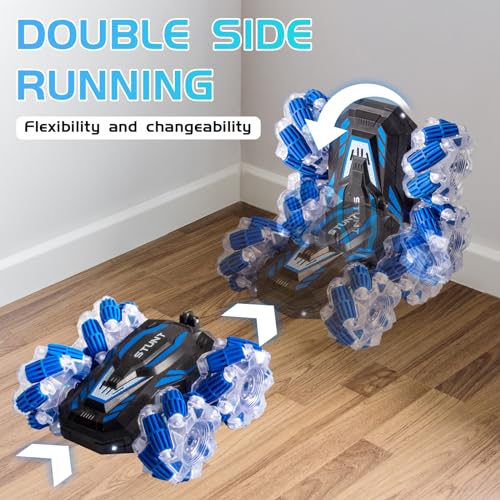 Gesture Sensing RC Stunt Car 4WD Drift 360° Flips with Lights & Music I412
