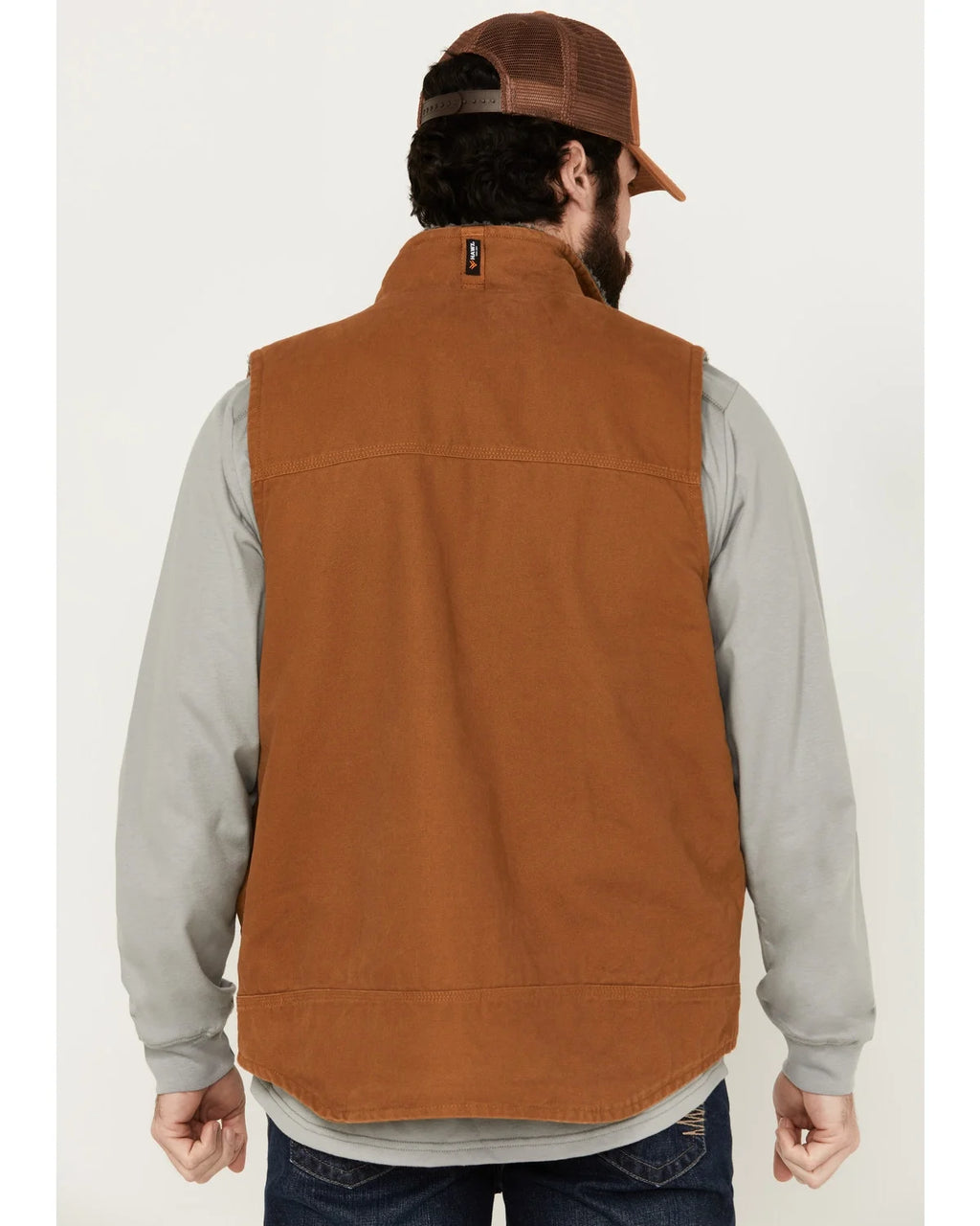 Rust Copper Large Duck Work Vest U862351