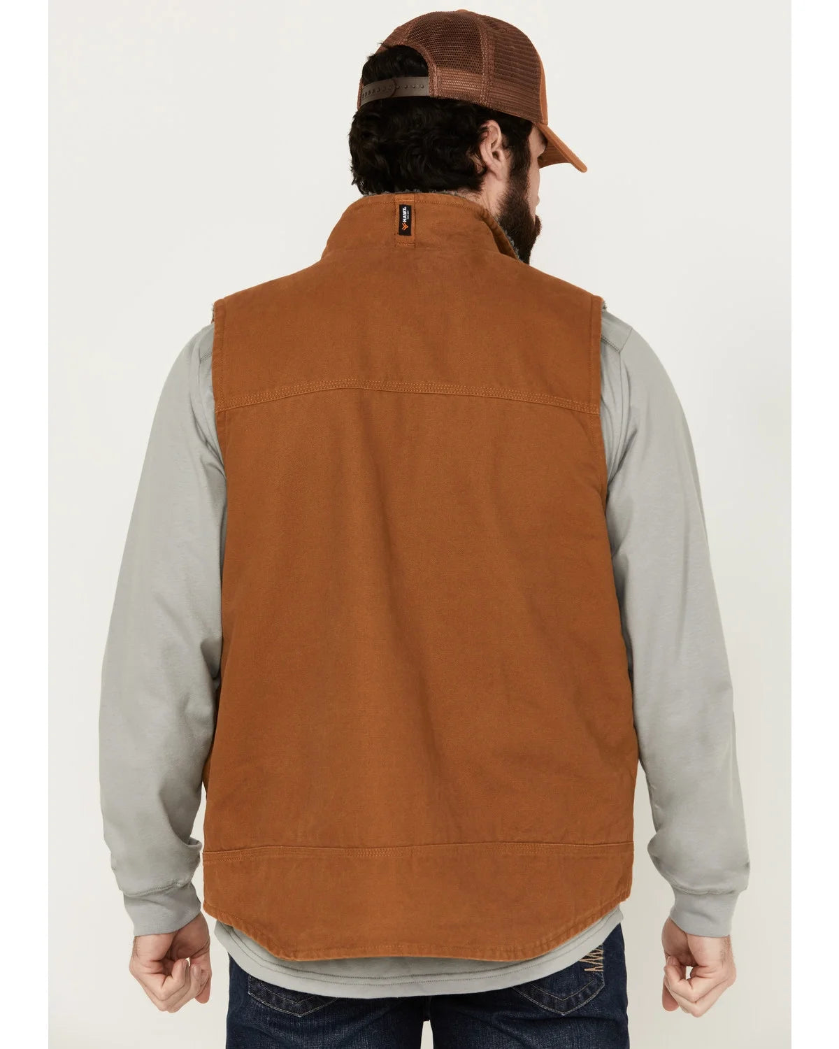 Rust Copper Large Duck Work Vest U862351