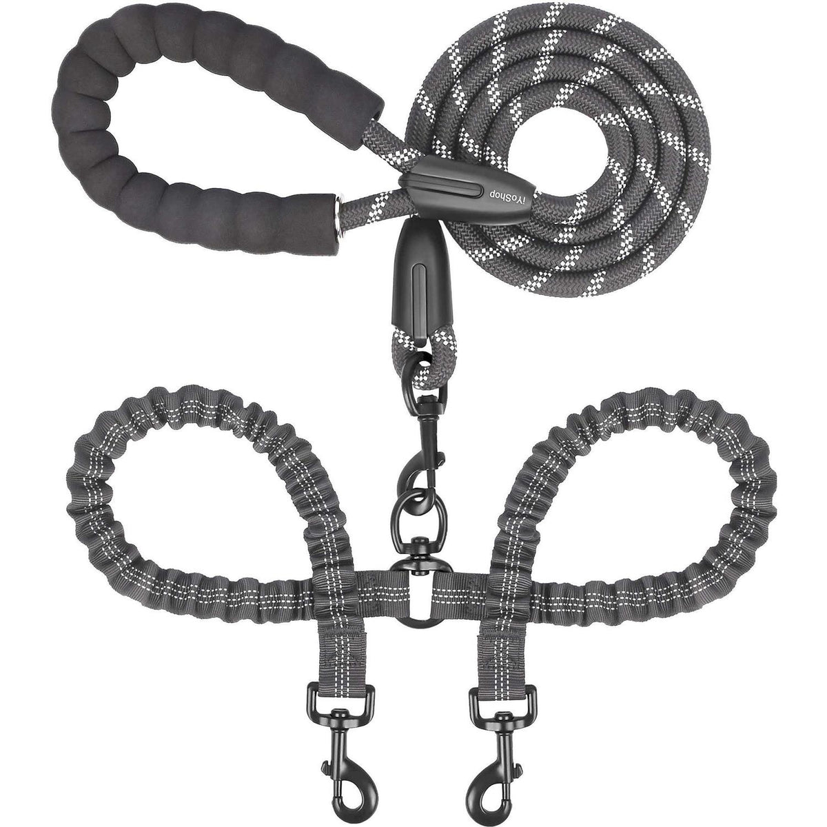 Double Dog Leash 360 Swivel No Tangle L198279