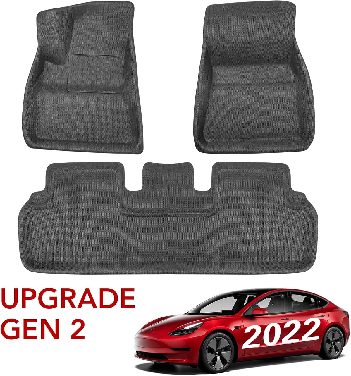 3D All-Weather Waterproof Floor Liners Set Z1099