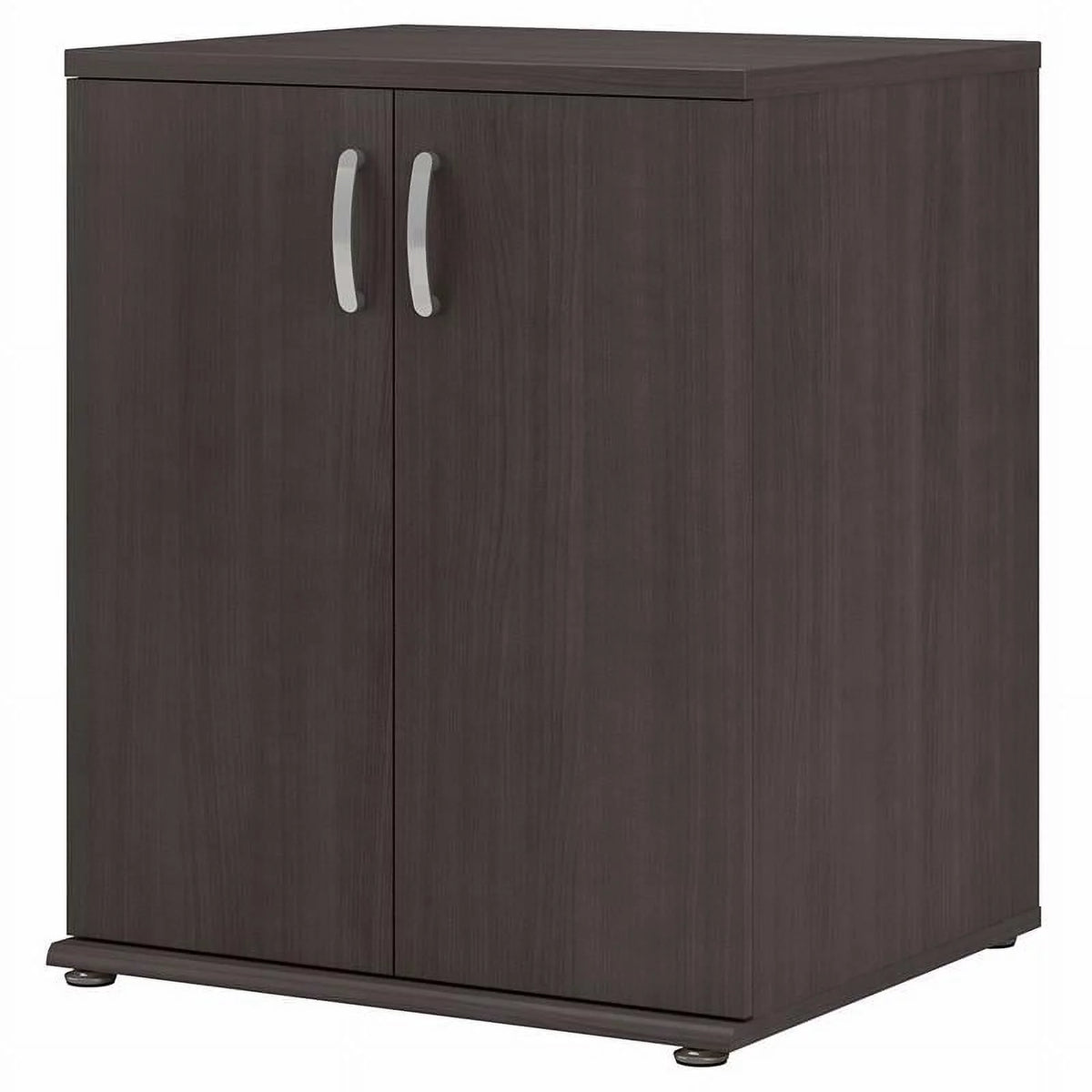 Storm Gray Engineered Wood Cabinet with Doors P3981