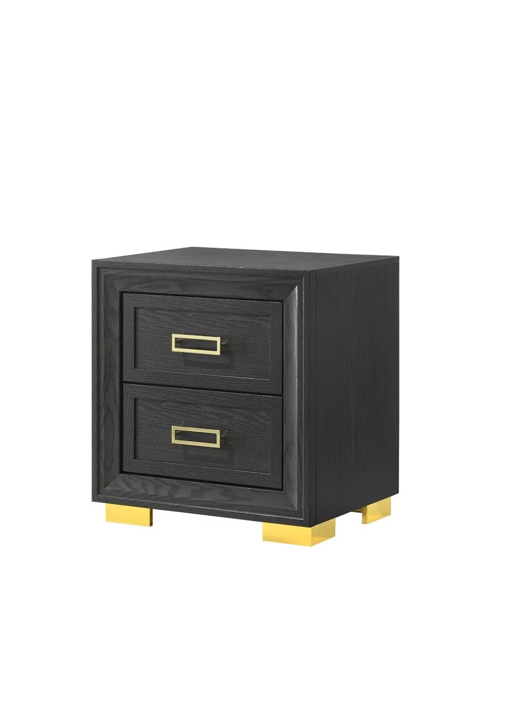 Queen Size 3pc Bedroom Set Panel Bed Chest Nightstand S5112