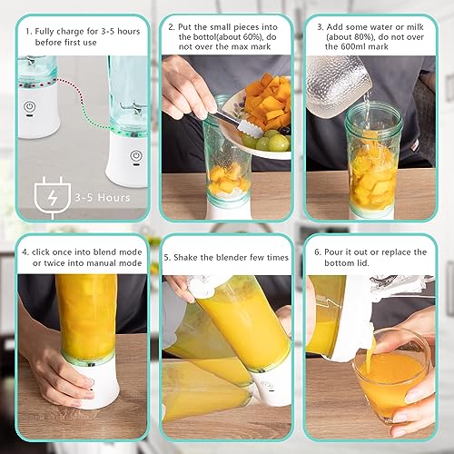 Rechargeable Personal Blender with 600ML Travel Cup B73064