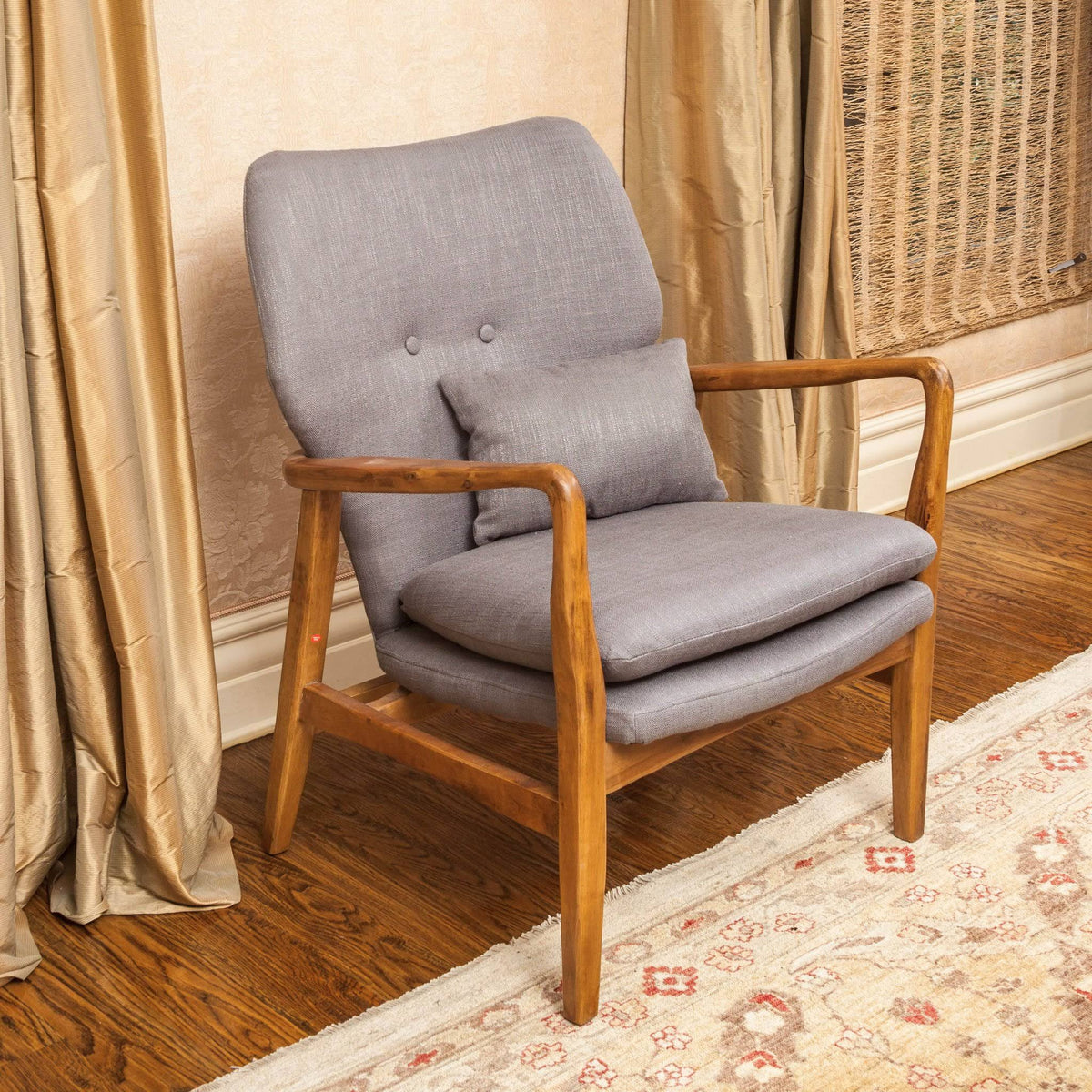 Beige Accent Chair X6605