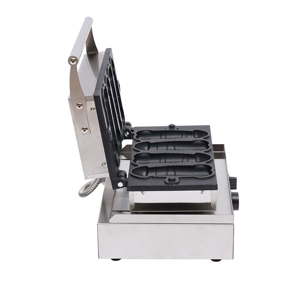 4 PCS Commercial Nonstick Electric Hot Dog Waffle Maker P340