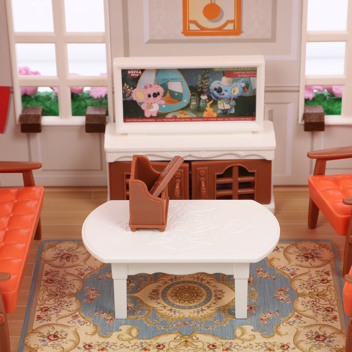 Mini Living Room Scene Toy with Furniture B10959