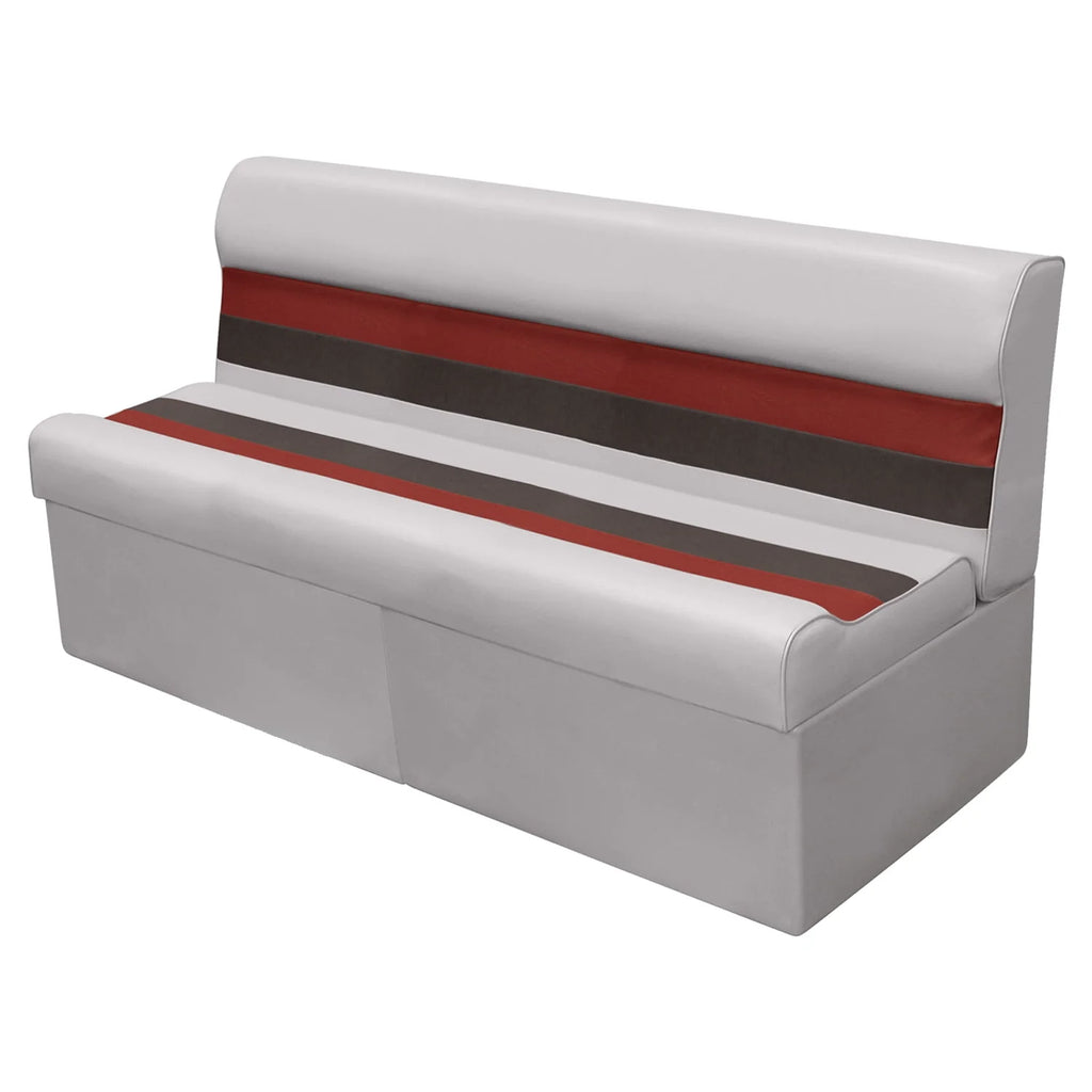 White Navy Blue Boat Bench Seat and Backrest Cushion Set U10679
