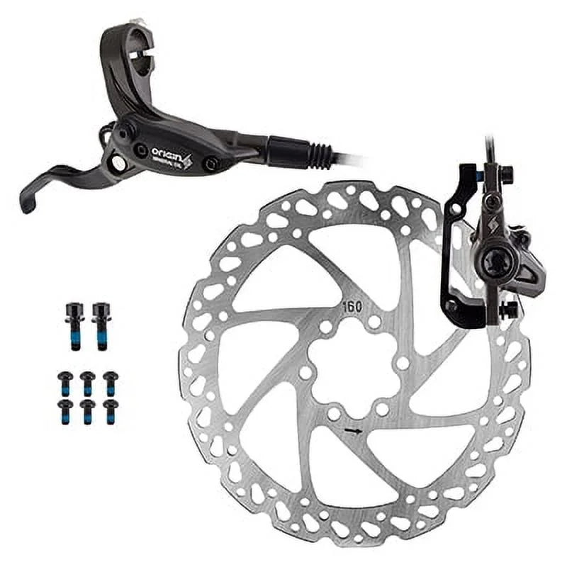 Hydraulic Post Mount Disc Brake with Lever and Rotor 160mm F10945