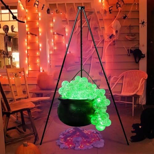 4.5FT Light-up Witch Cauldron on Tripod N4987