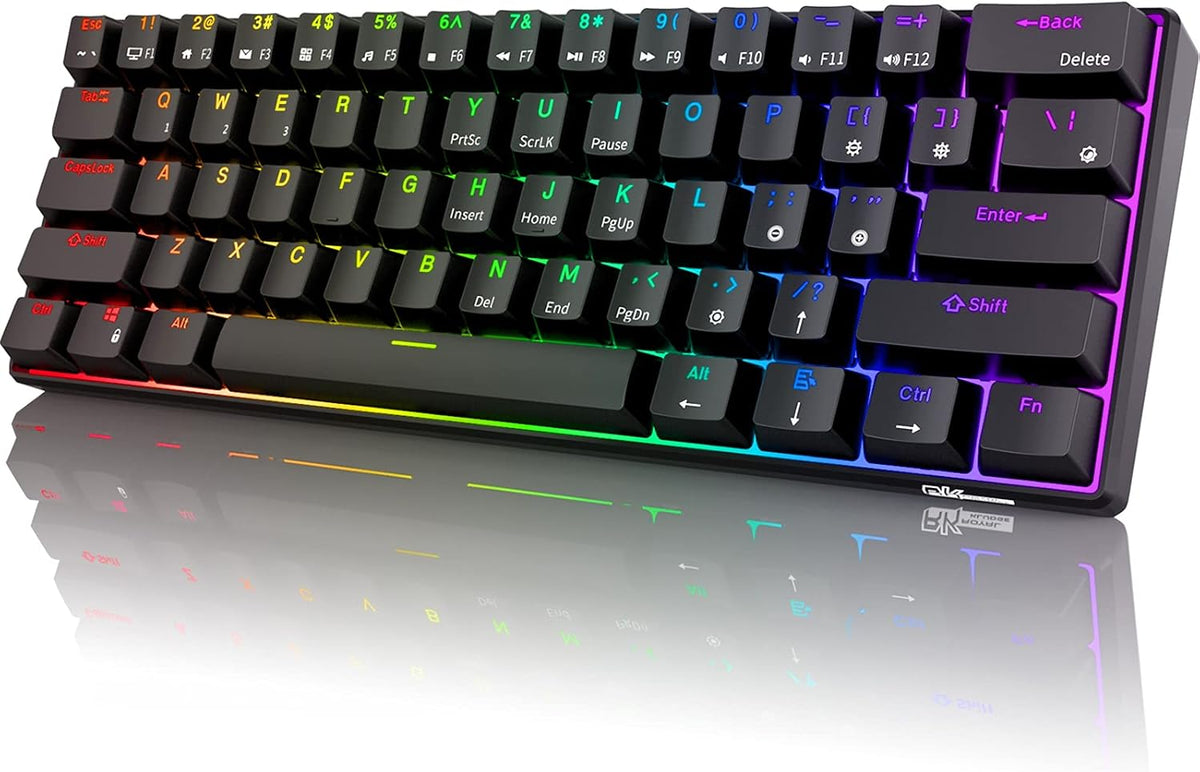 61 Keys 60% Mechanical Keyboard with Brown Switch M94313