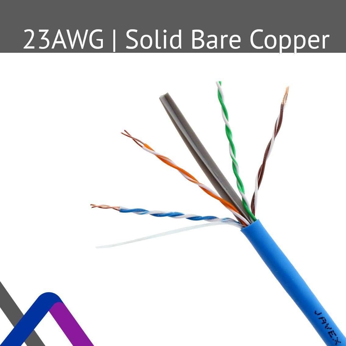 1000 Feet Blue UTP Ethernet Bulk Cable I488