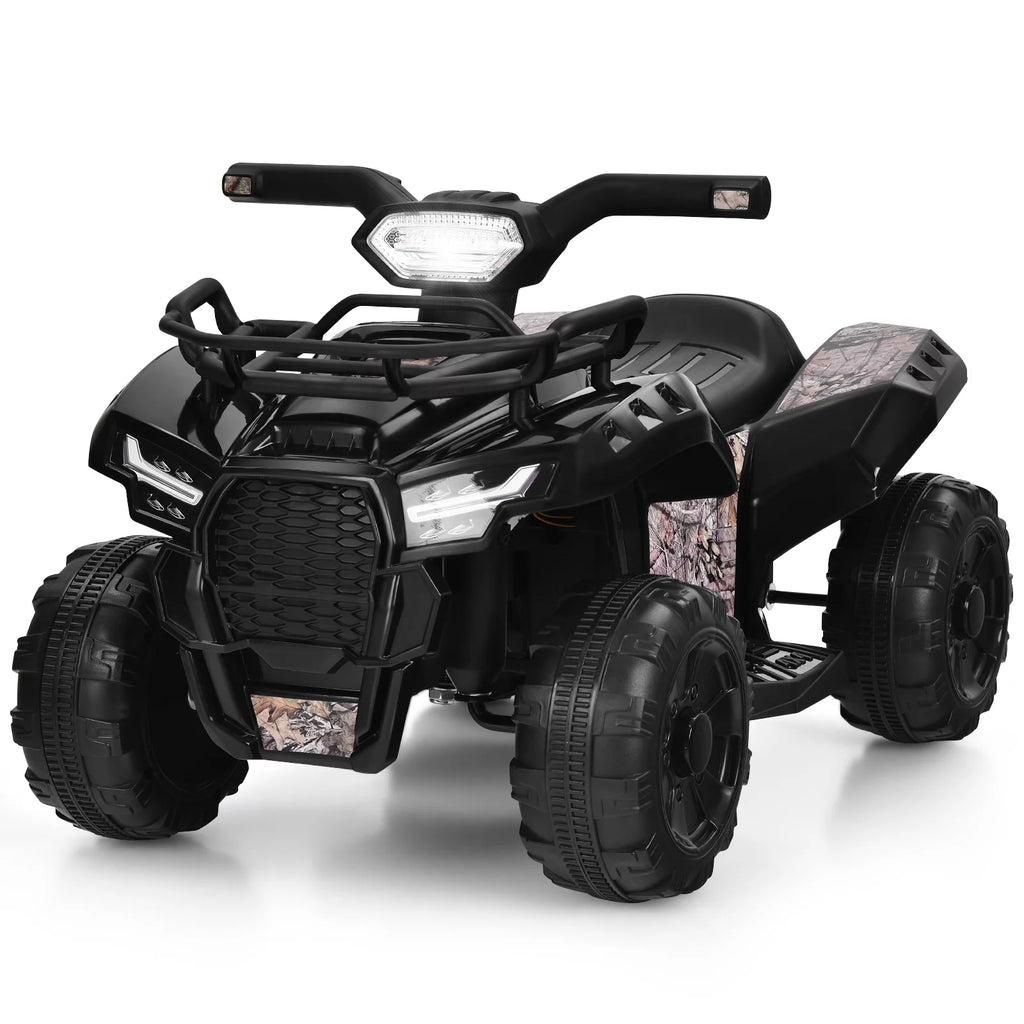 6V Kids ATV Quad Electric Ride On Car Black L50762