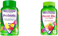 Probiotic Gummy Supplements, 70 Count Power Zinc Gummy Vitamins, 90 Count W625