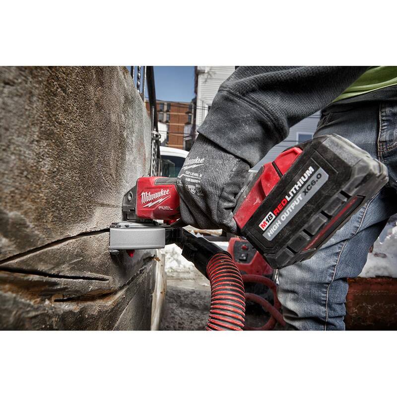 18-Volt Lithium-Ion Brushless Cordless 4-1/2 in./5 in. Grinder with Starter Kit F42430