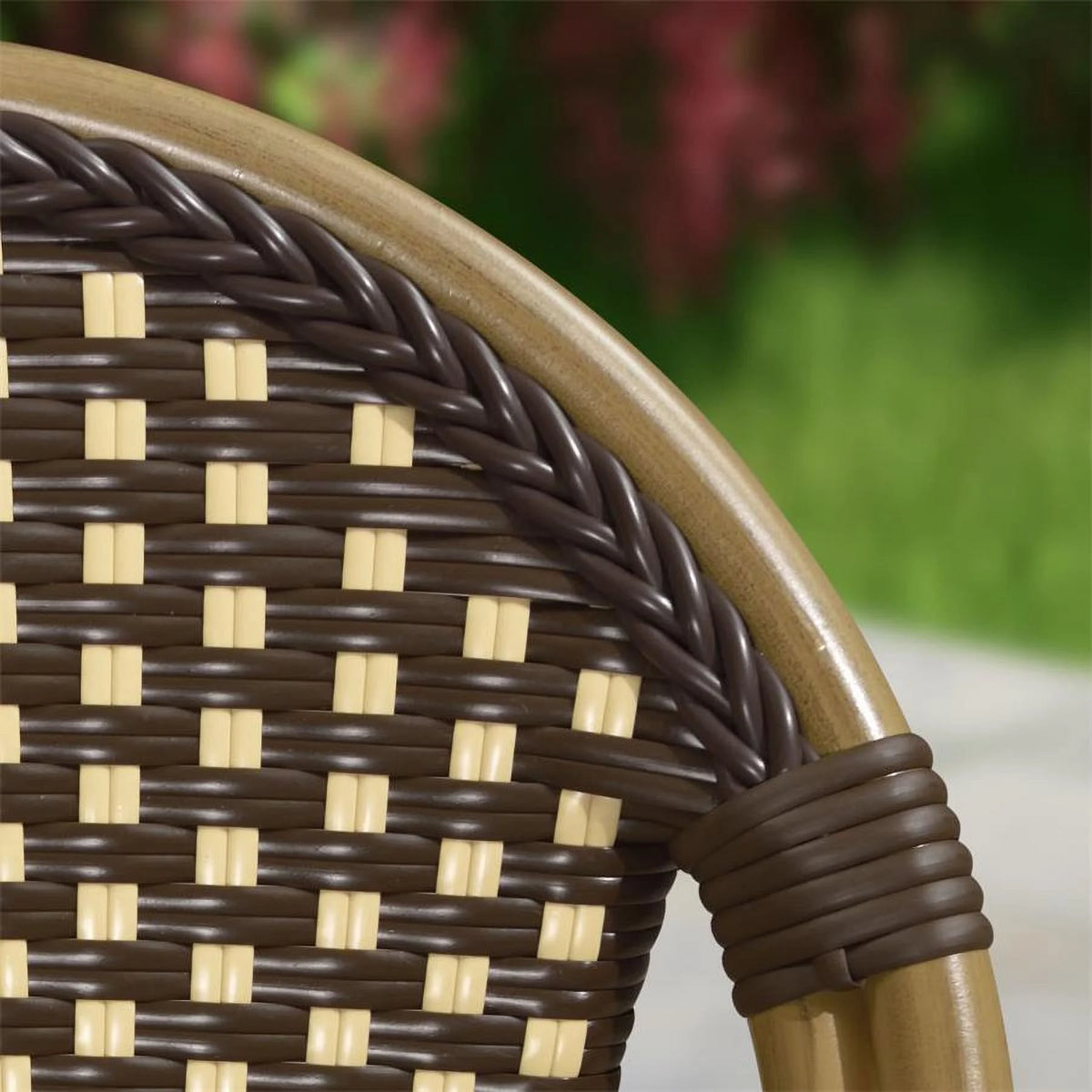 Set of 2 Wicker Dining Chairs B83006