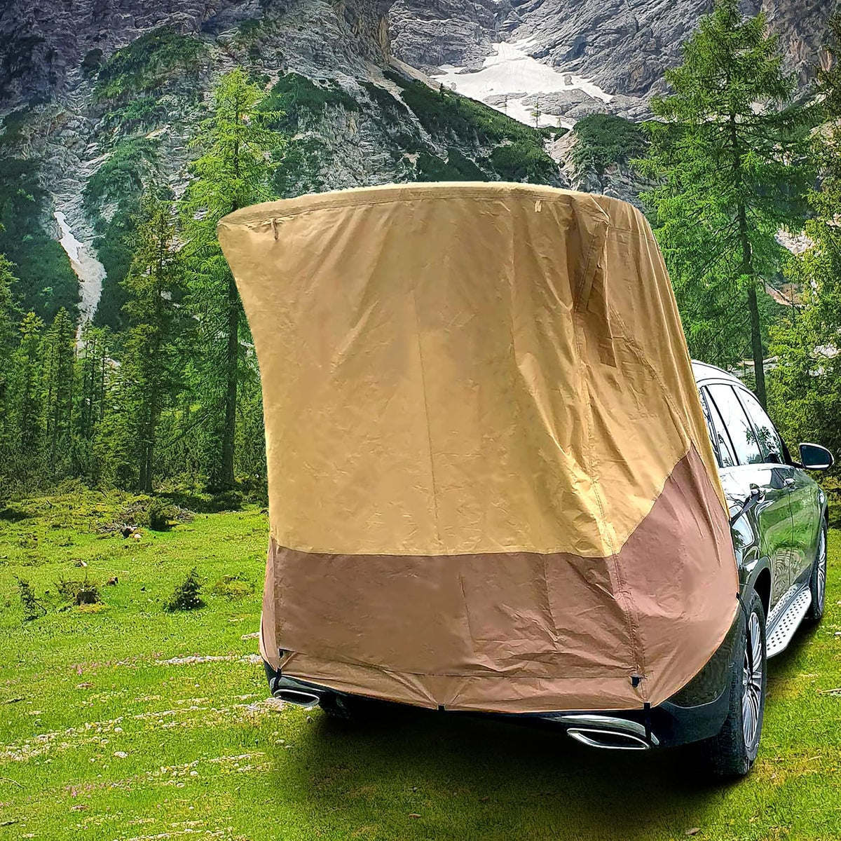 Yellow Waterproof Awning Tent for SUV F897028