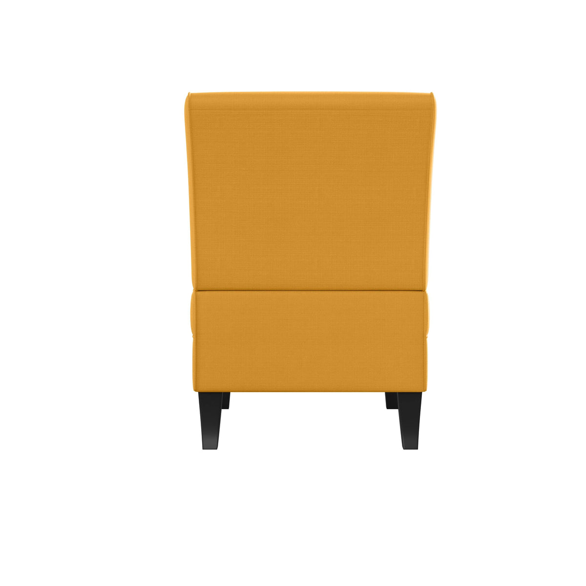 Orange Linen Armless Chair C422