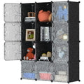 14'' x 14'' 12 Cube Storage Organizer with Doors B7931
