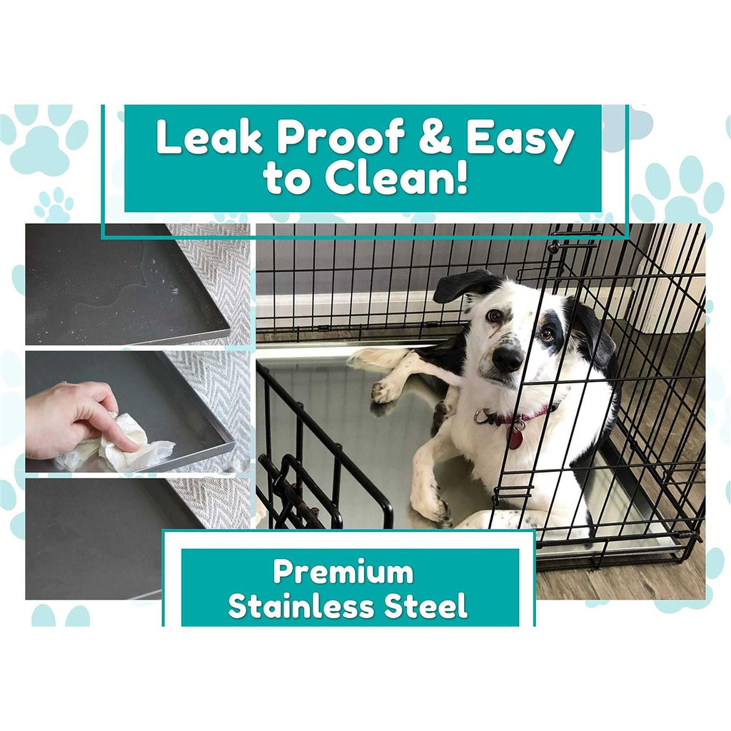 Metal Replacement Tray for Dog Crate Stainless Steel J1139