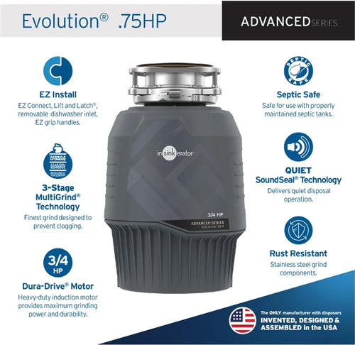 .75 HP Garbage Disposal T652667