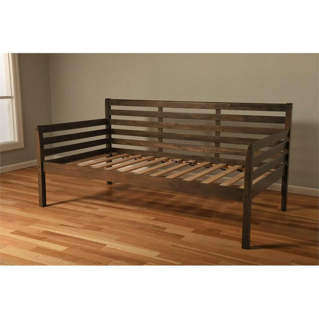 Twin Solid Wood Daybed in Rustic Walnut B131717