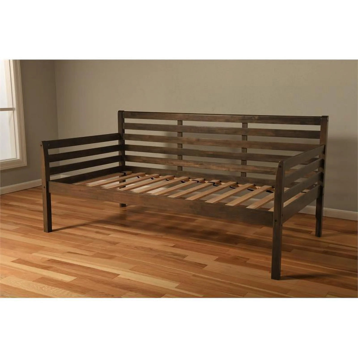 Twin Solid Wood Daybed in Rustic Walnut B131717