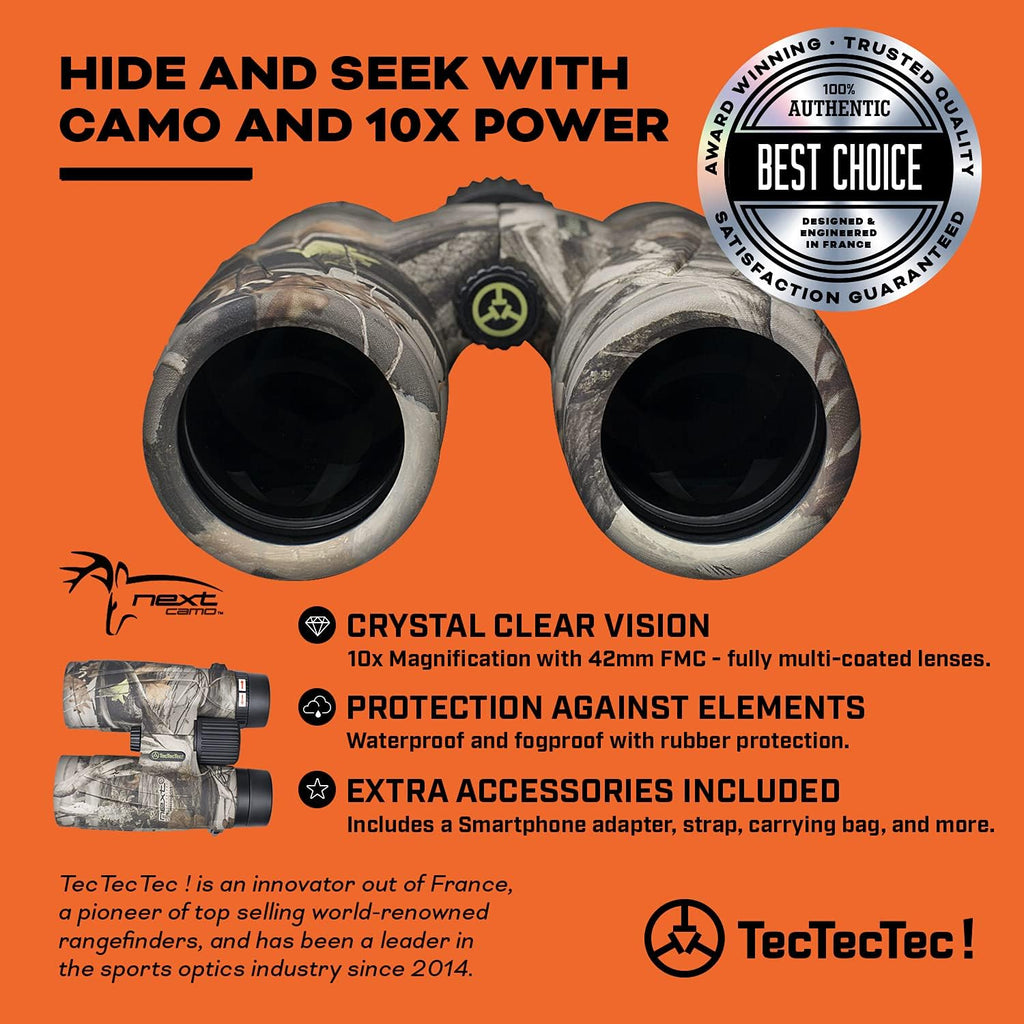 8x42 HD Binoculars with Phone Mount Strap Carrying Bag N237
